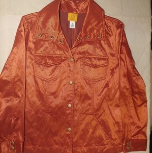 Metallic Orange Jacket